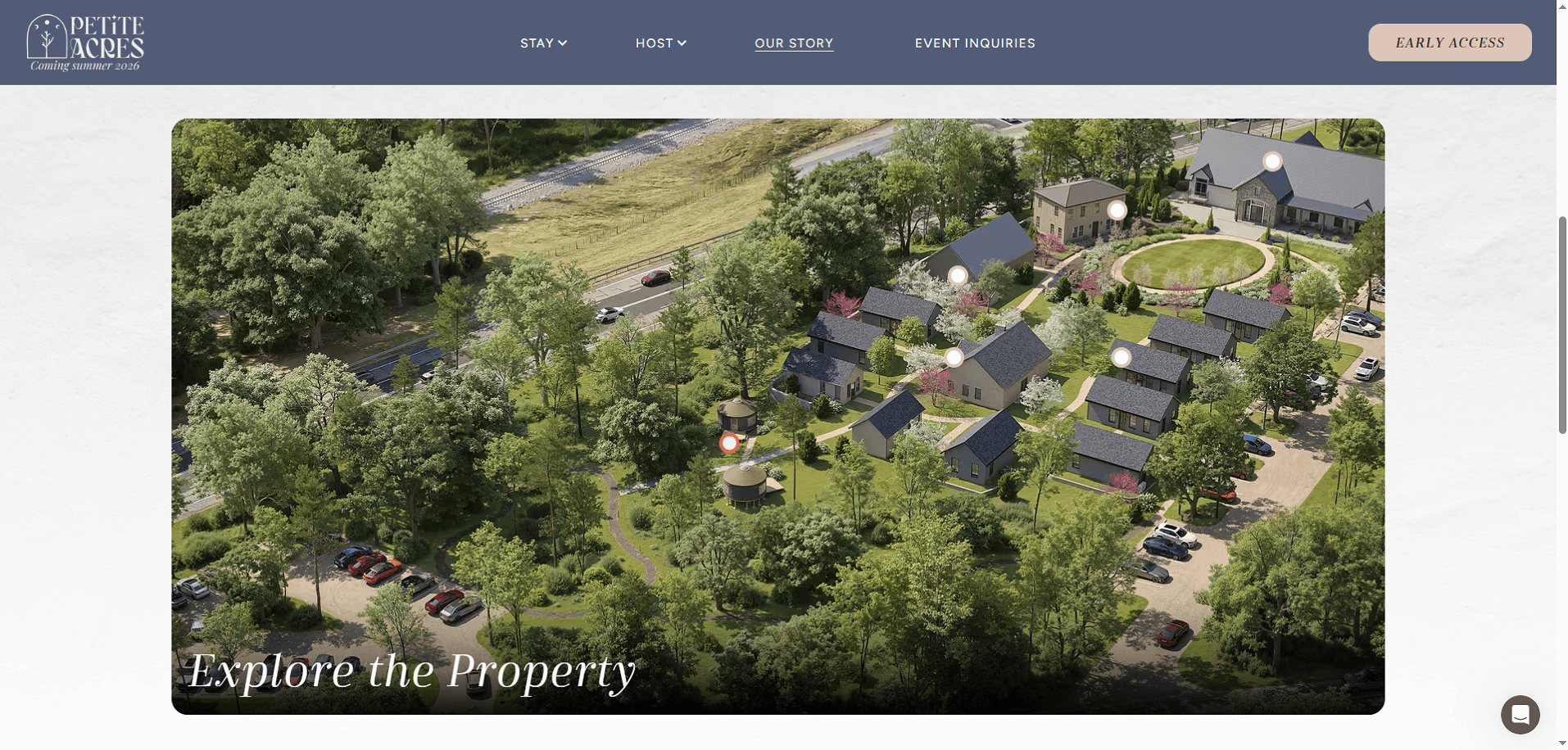 Aerial 3D Rendering of a Home Community