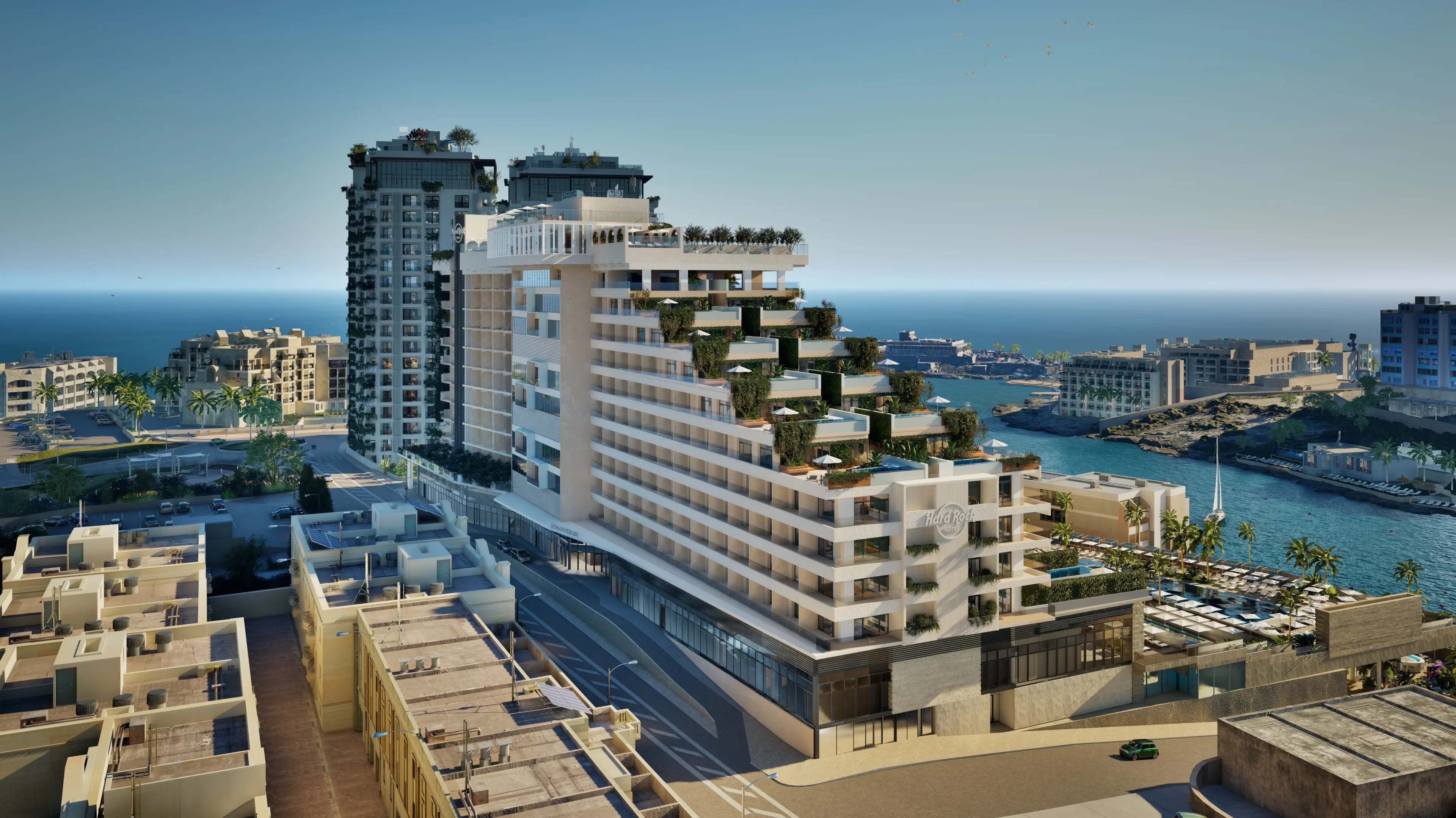 Aerial 3D Rendering of a Home Community