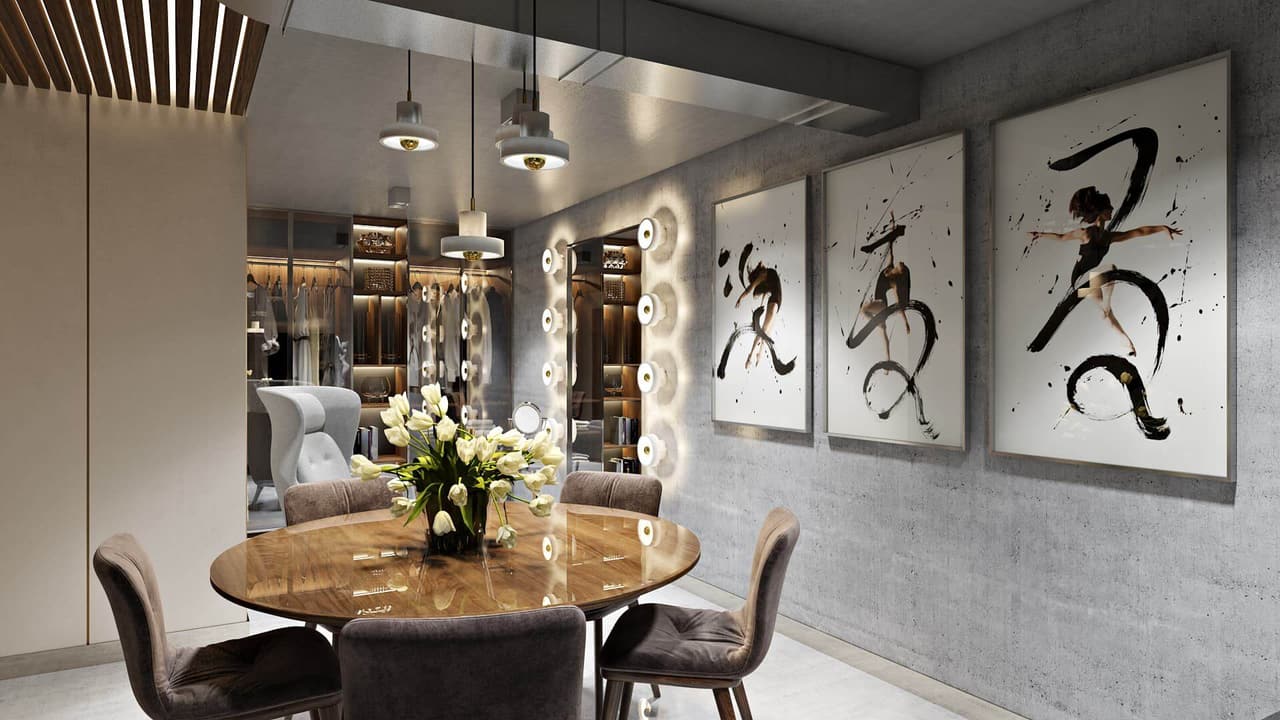 Professional 3D Architectural Renderings To Highlight A Tasteful Ballet Studio Interior View26