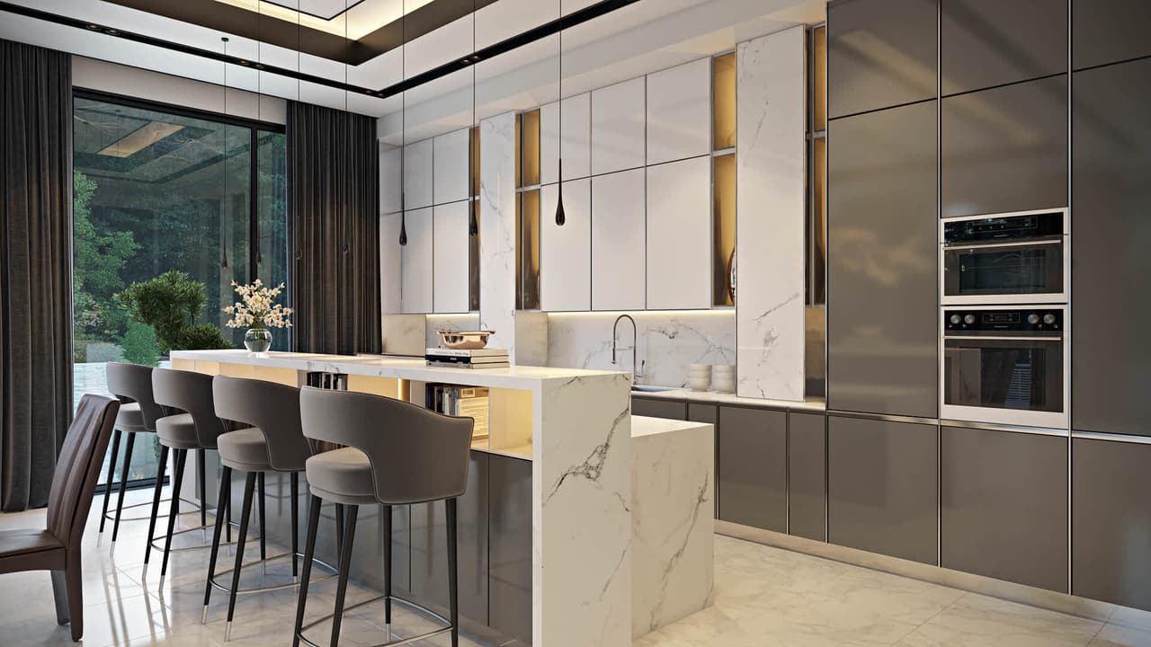 3D Interior Visualization For An Elegant Studio Design View02