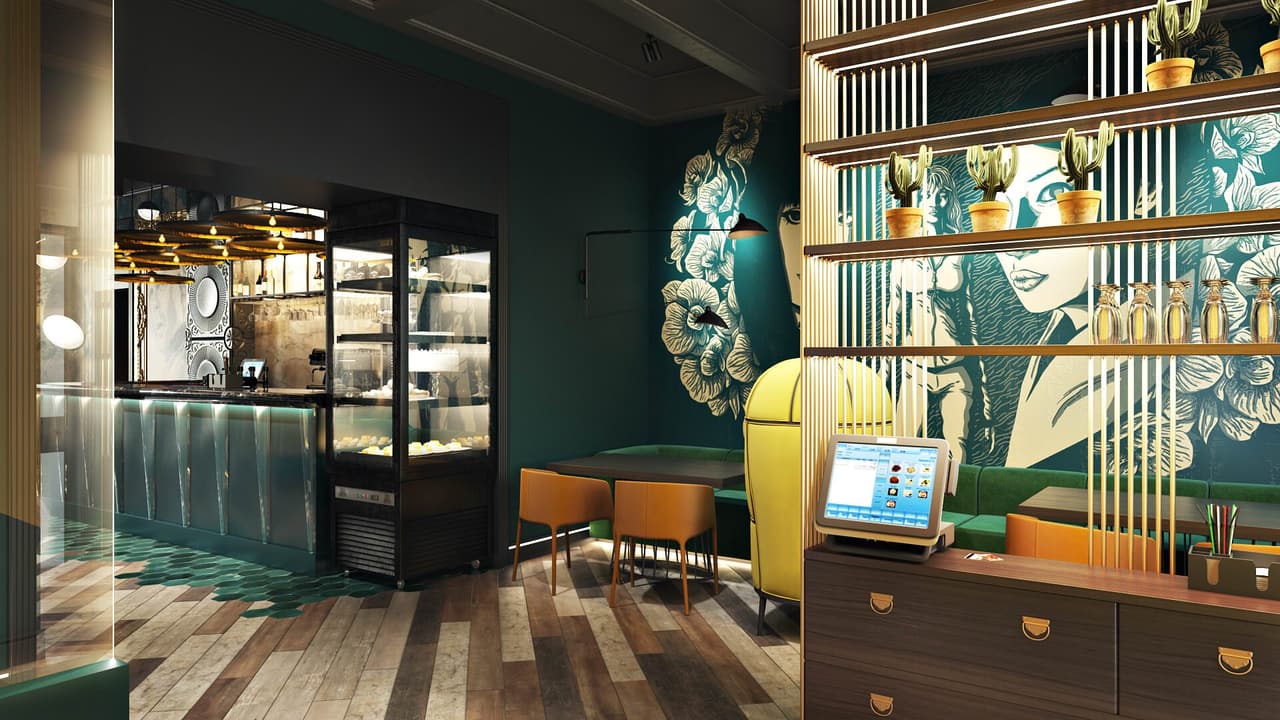 A Smashing 3D Rendering For Commercial Design: Emerald Green Sofa