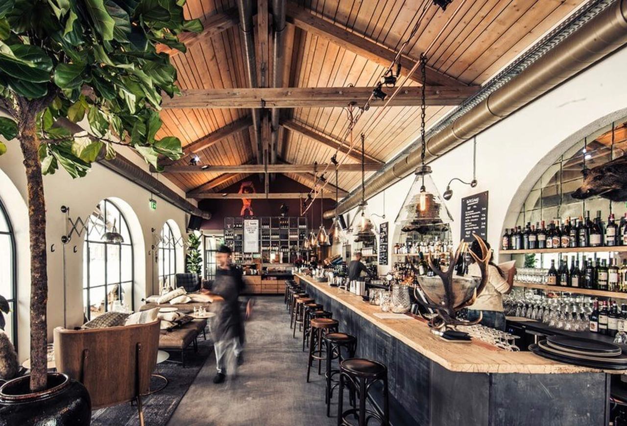 Mood reference for Florian cafe interior rendering project