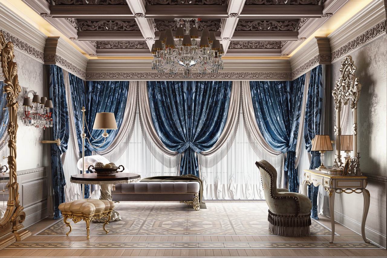 Master Bedroom 3D Rendering for Interior Design Presentation View03
