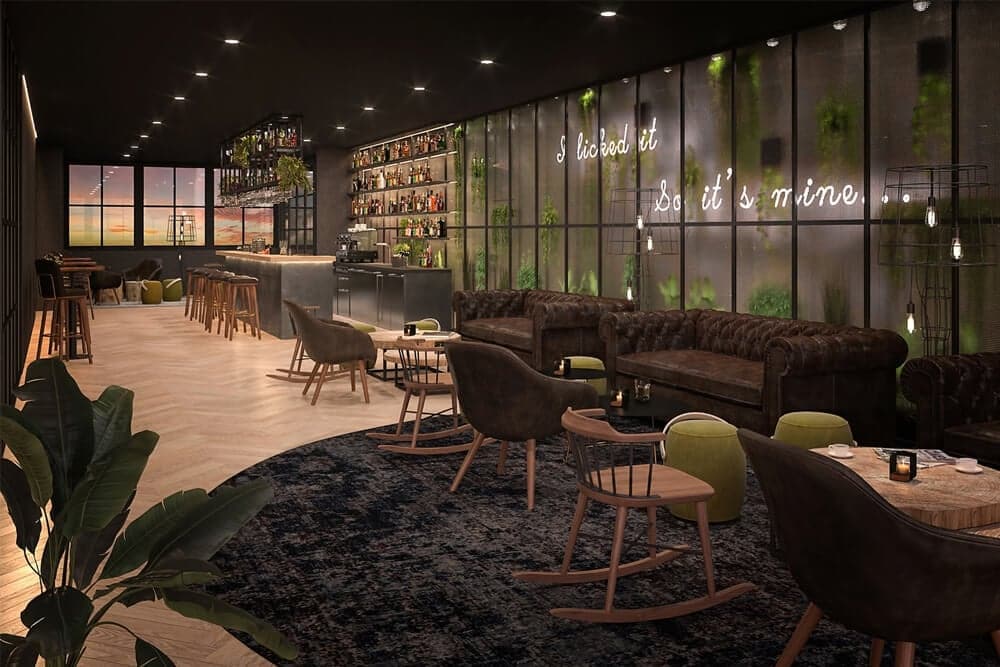 Top-Notch Rendering for a Swiss Restaurant & Bar