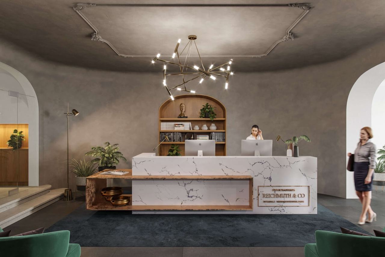 Top-Notch 3D Rendering for a Private Bank