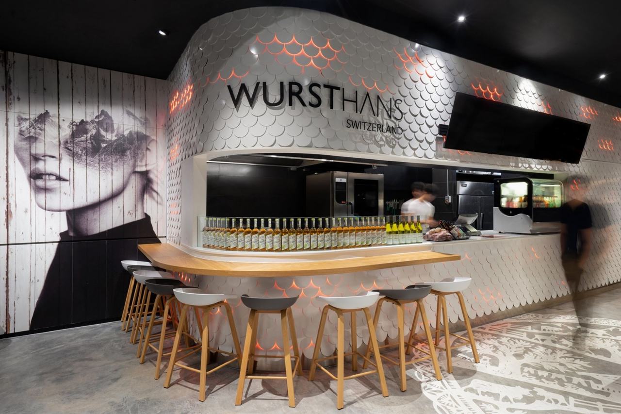 Singaporean Restaurant 3D Rendering