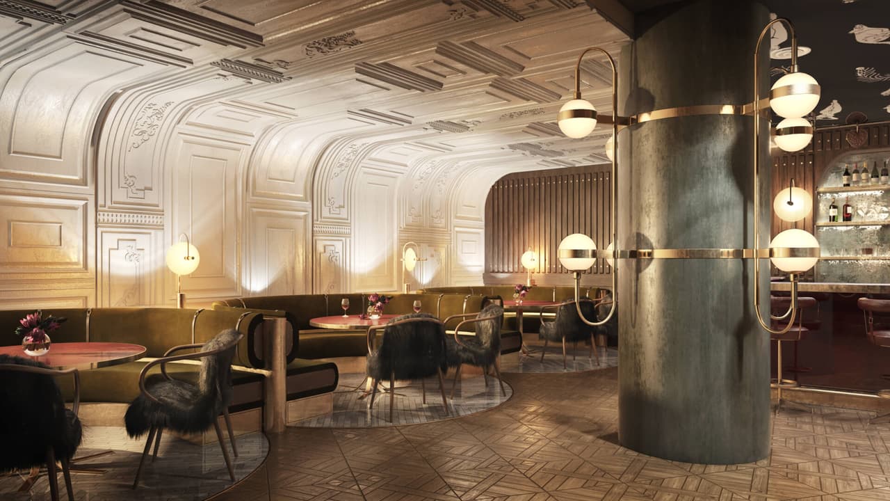 High-Resolution 3D Rendering for a Restaurant Design Project