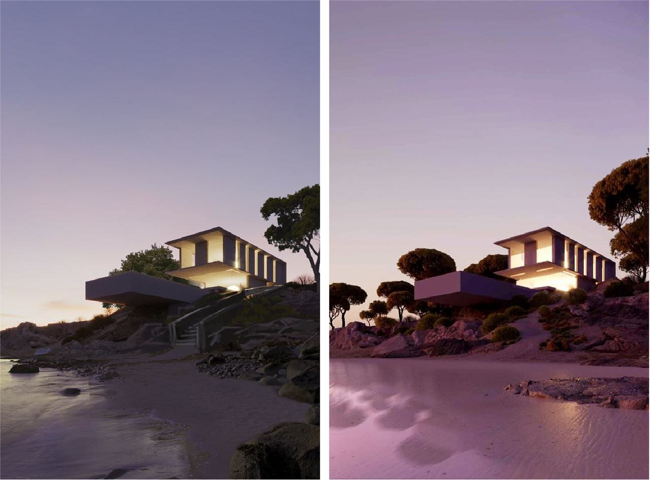 Exterior 3D Visualization for a Second Concept of the CGI Project