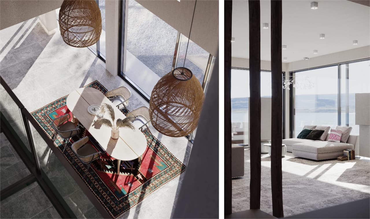 Photoreal Render for a Villa Interior