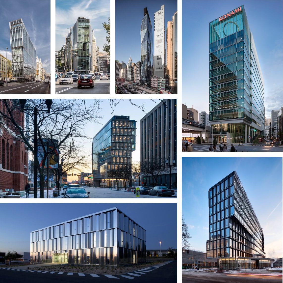 Architectural Inspiration for the Office Building Rendering