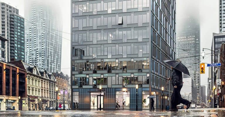 Office Building Rendering with Photo-Matching