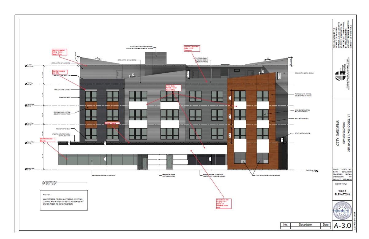 Drawing of a Real Estate Property