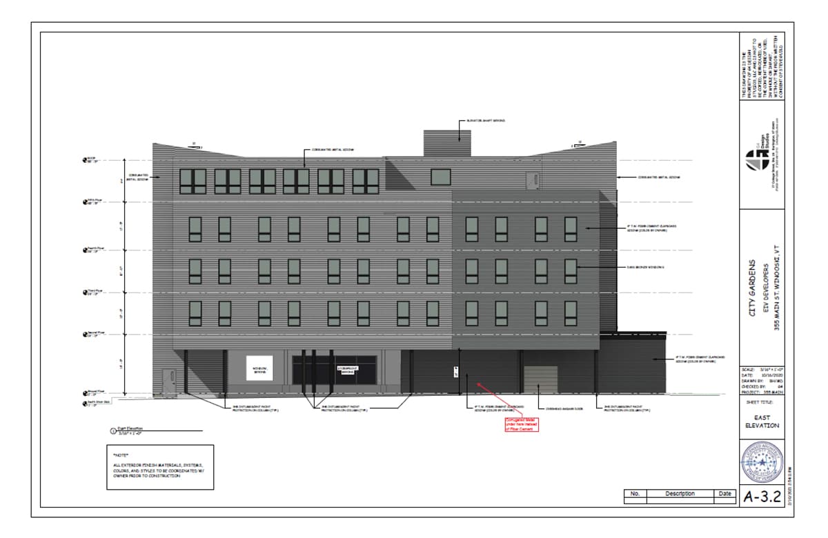 Drawing of a Real Estate Project