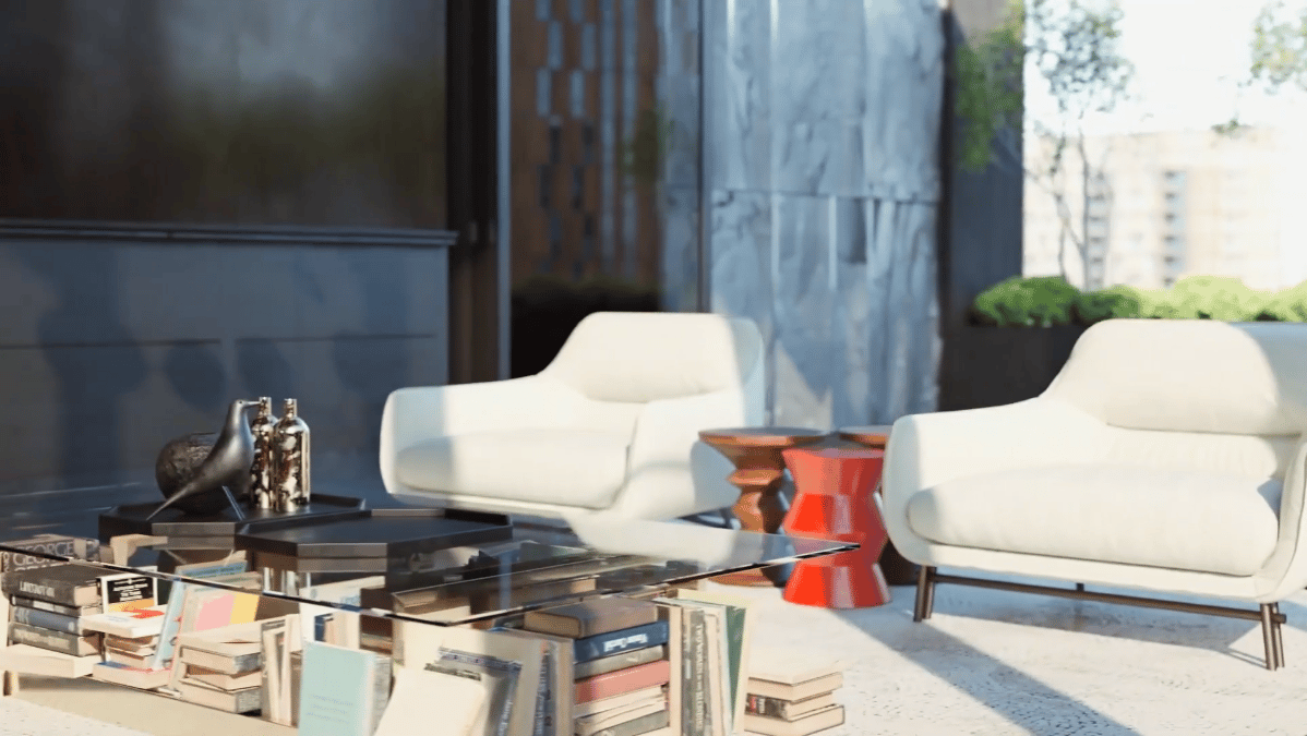3D Walkthrough Screenshot for Closeup on Loft Interior