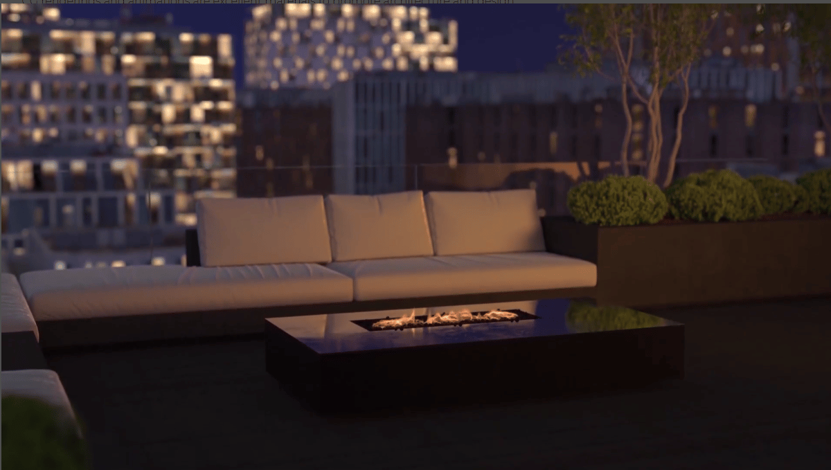3D Walkthrough Screenshot for a Terrace