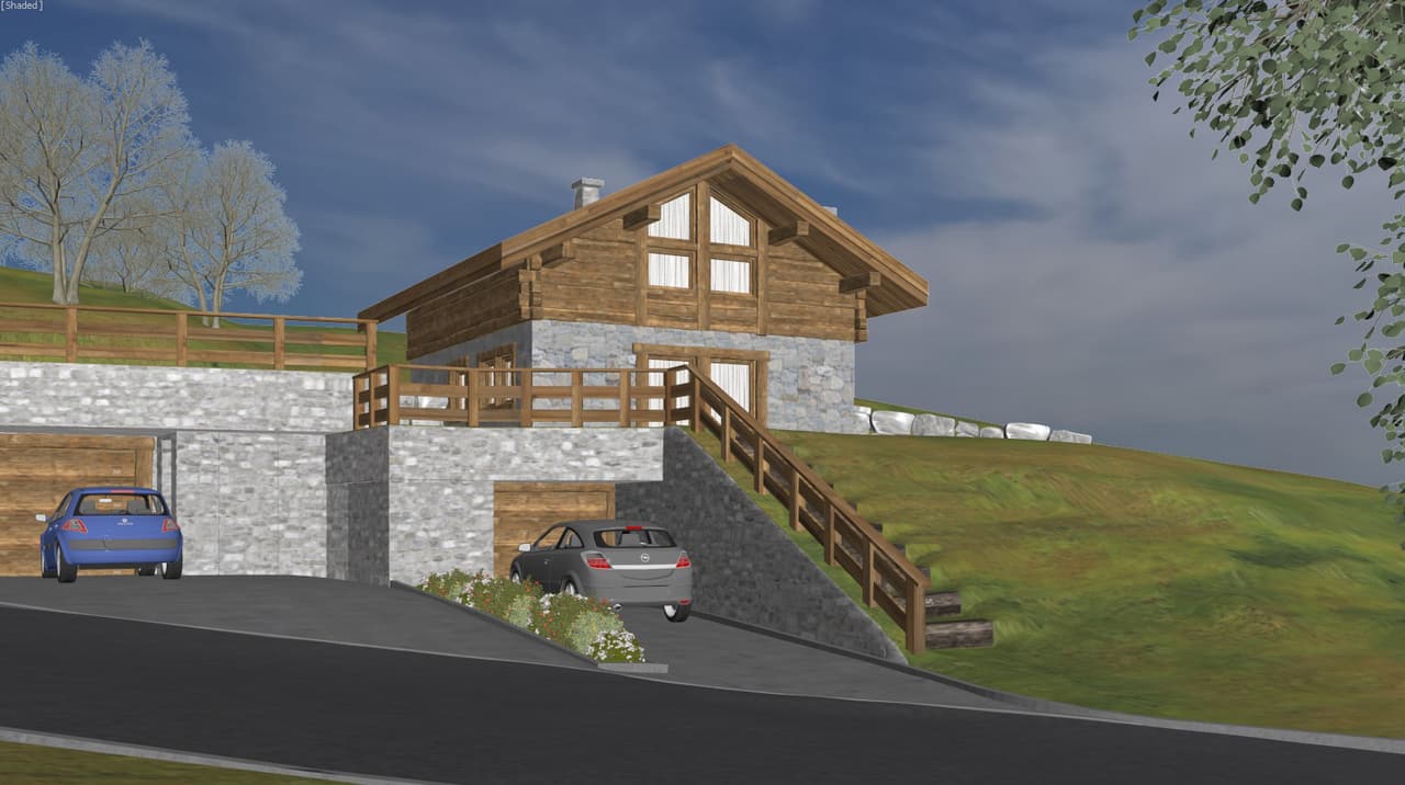 CG Modeling of a House Exterior