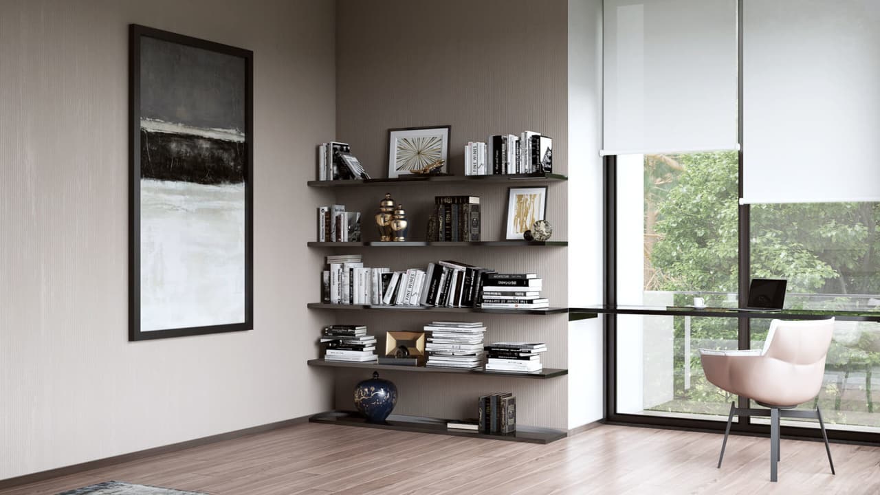 3D Visualization of a Working Zone in a Bedroom