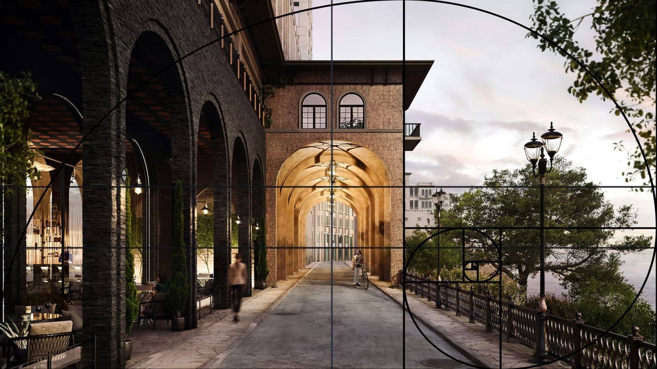 Architectural 3D Image Rendering's Composition