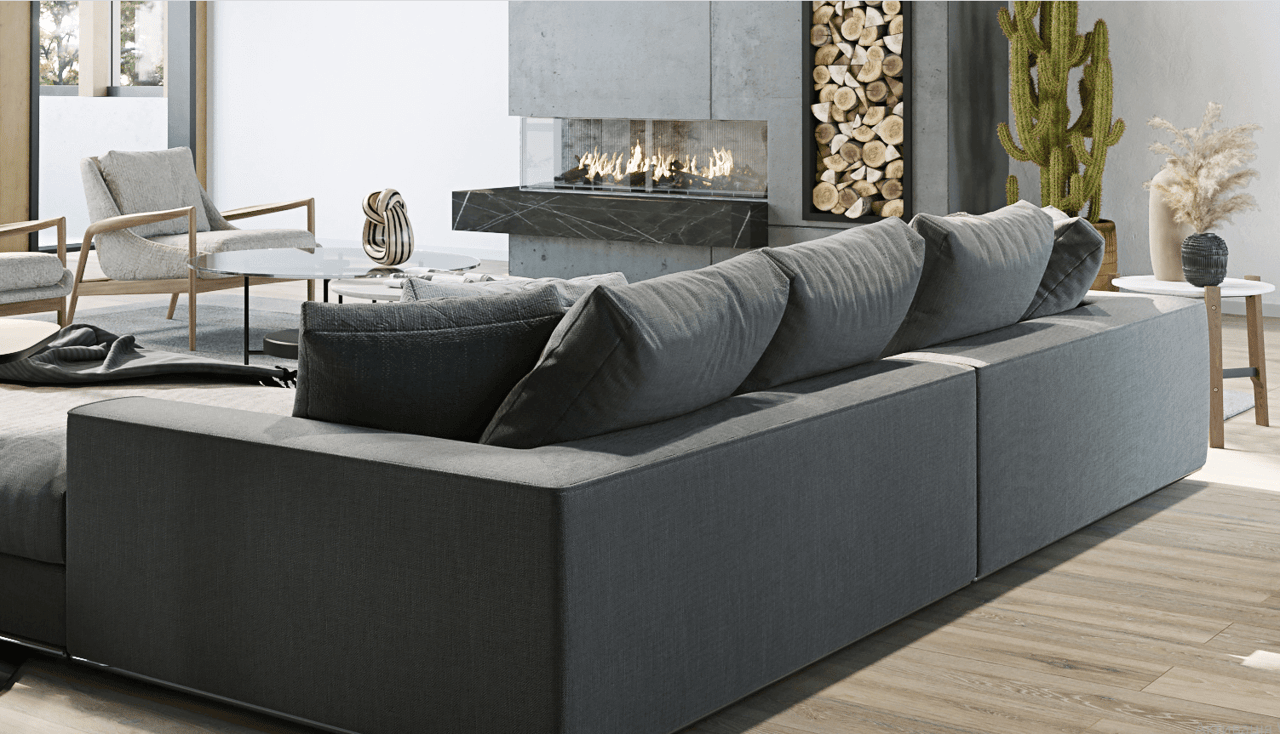Materials in the 3D House Interior Rendering