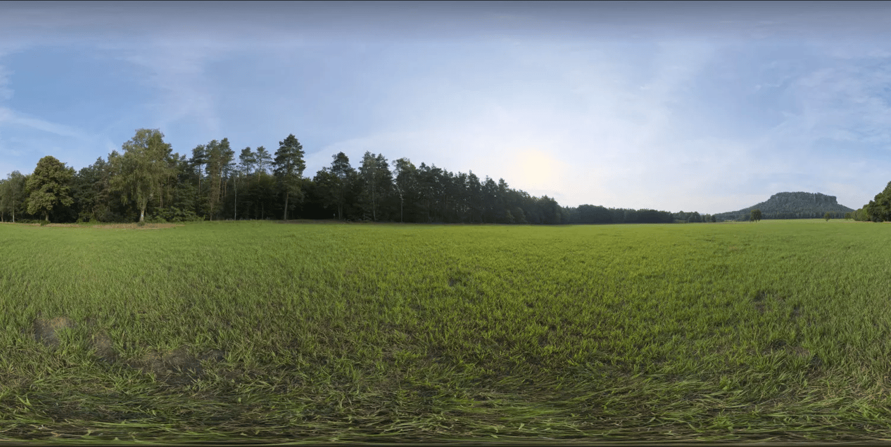 Environment Texture for the 3D House Rendering