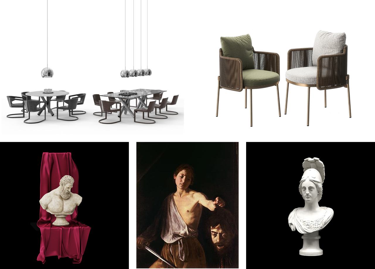 Furniture and Decor References for Interior CGI