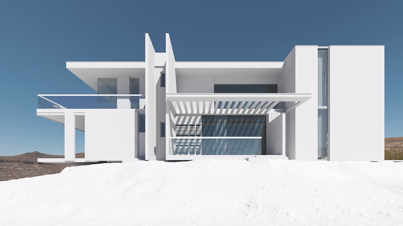 CG Model of the Realistic Architectural Rendering Scene