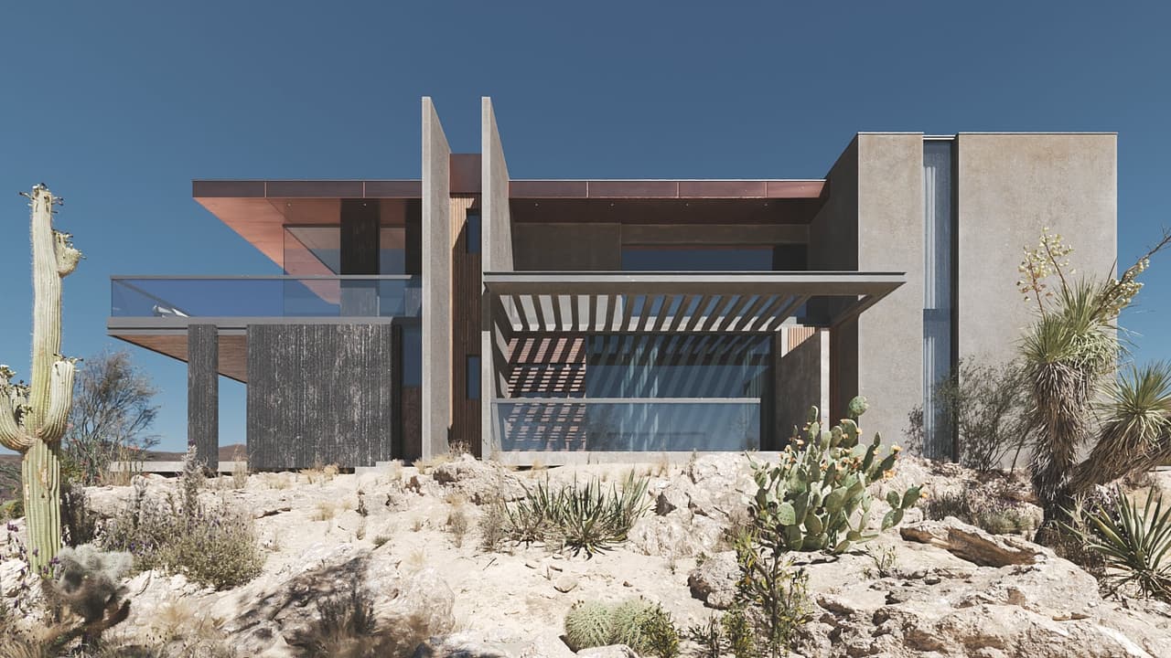 Realistic Architectural Rendering with Greenery