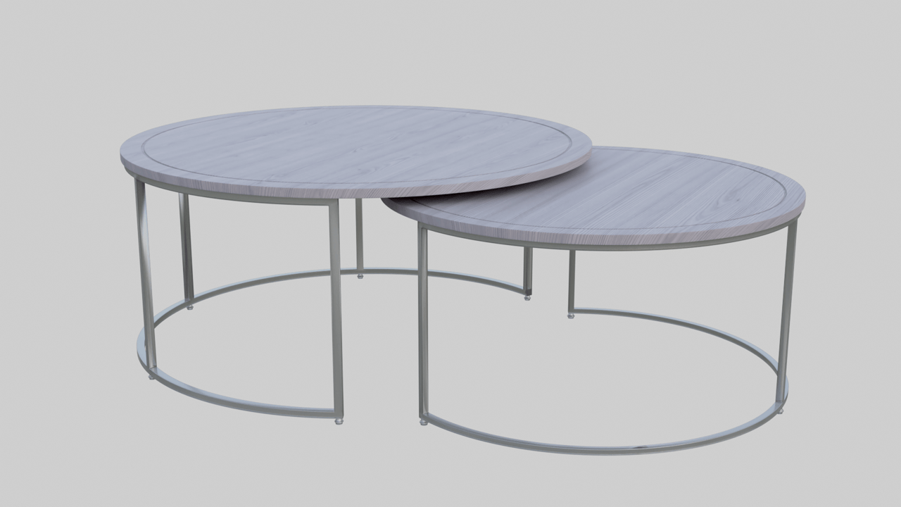 High-Quality 3D Model of a Coffee Table