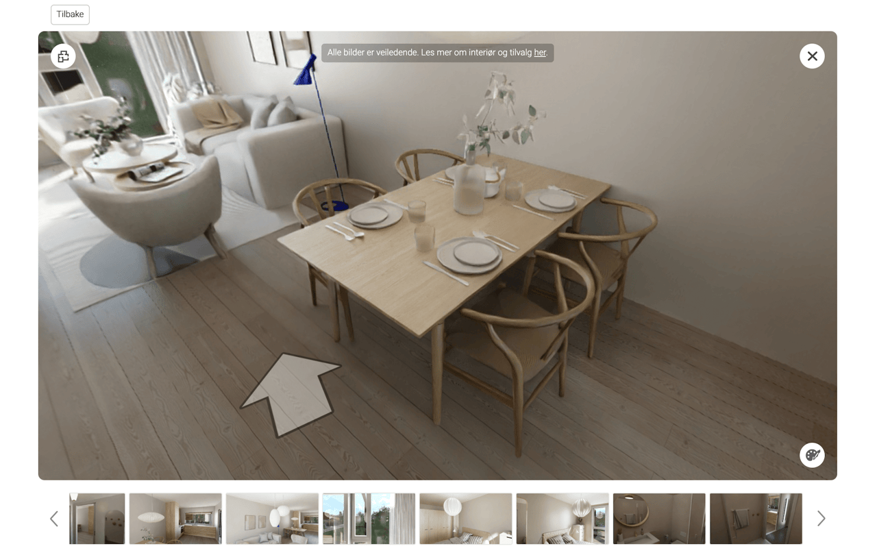 3D Tour with Virtual Staging