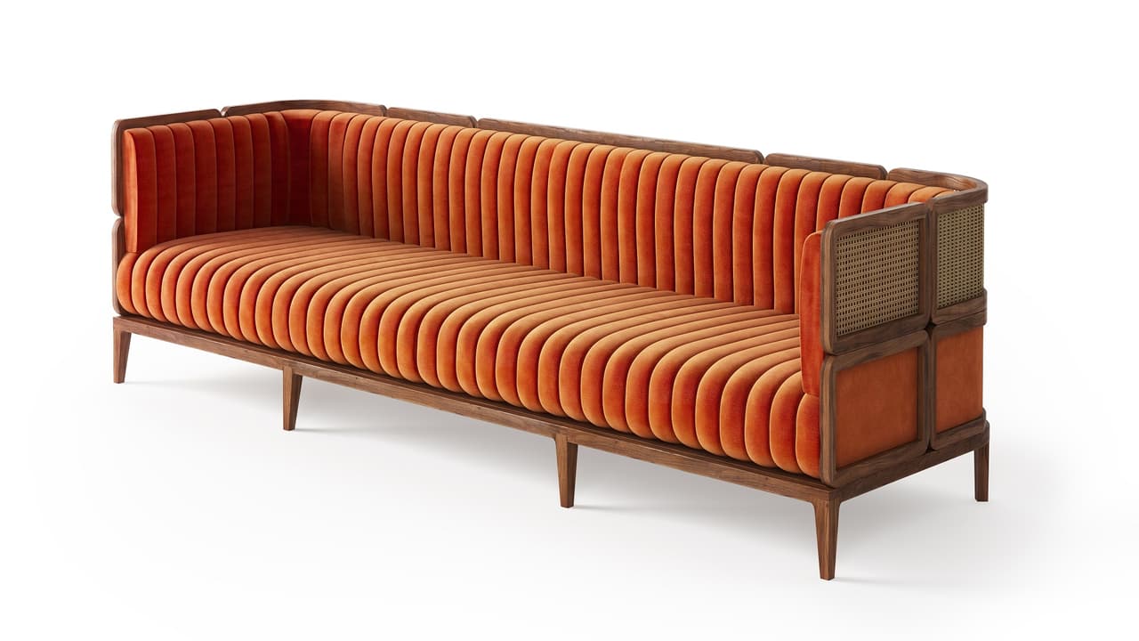 3D Rendering of a Couch