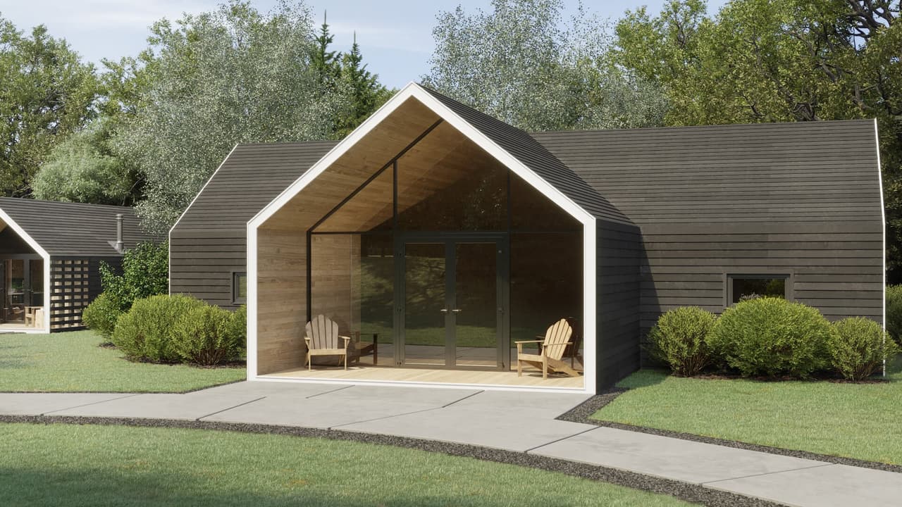 Exterior 3D Visualization of WestHouse