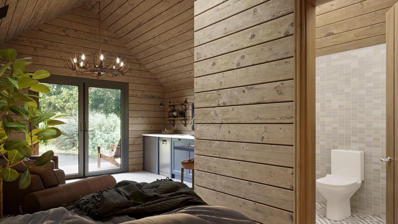 Final Interior CG Image Showing Pod’s Bathroom