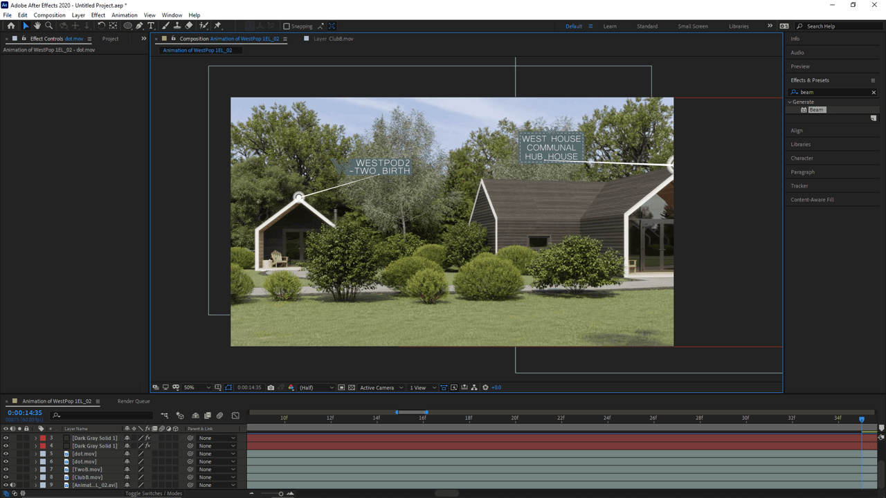 Adding Captions to Photorealistic 3D Animation