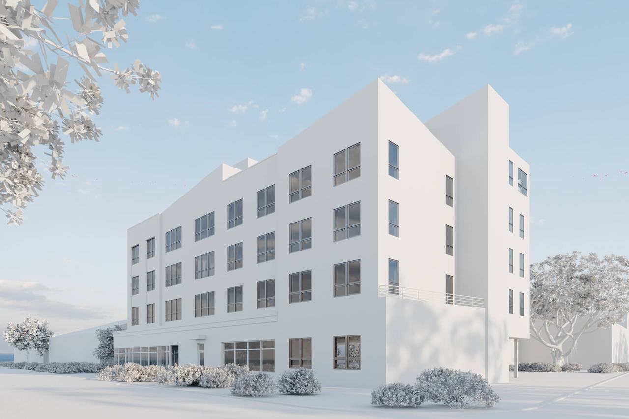 Exterior CGI in Greyscale