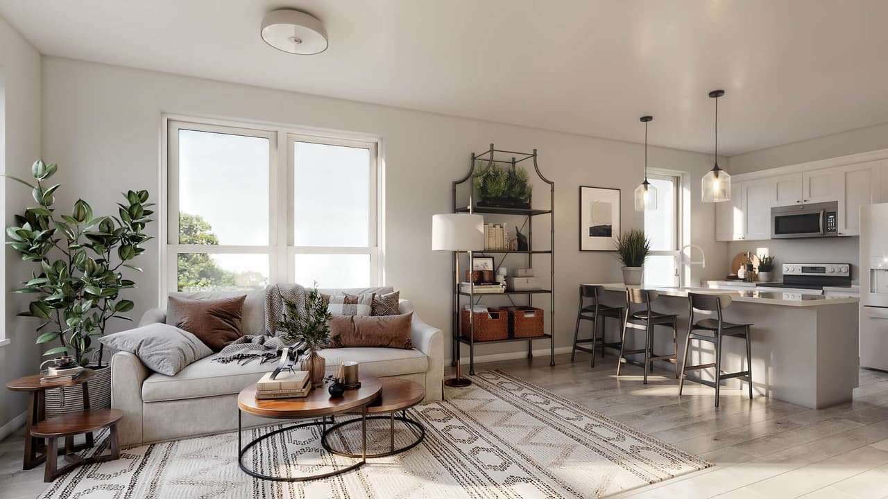 Interior 3D Rendering of a Studio