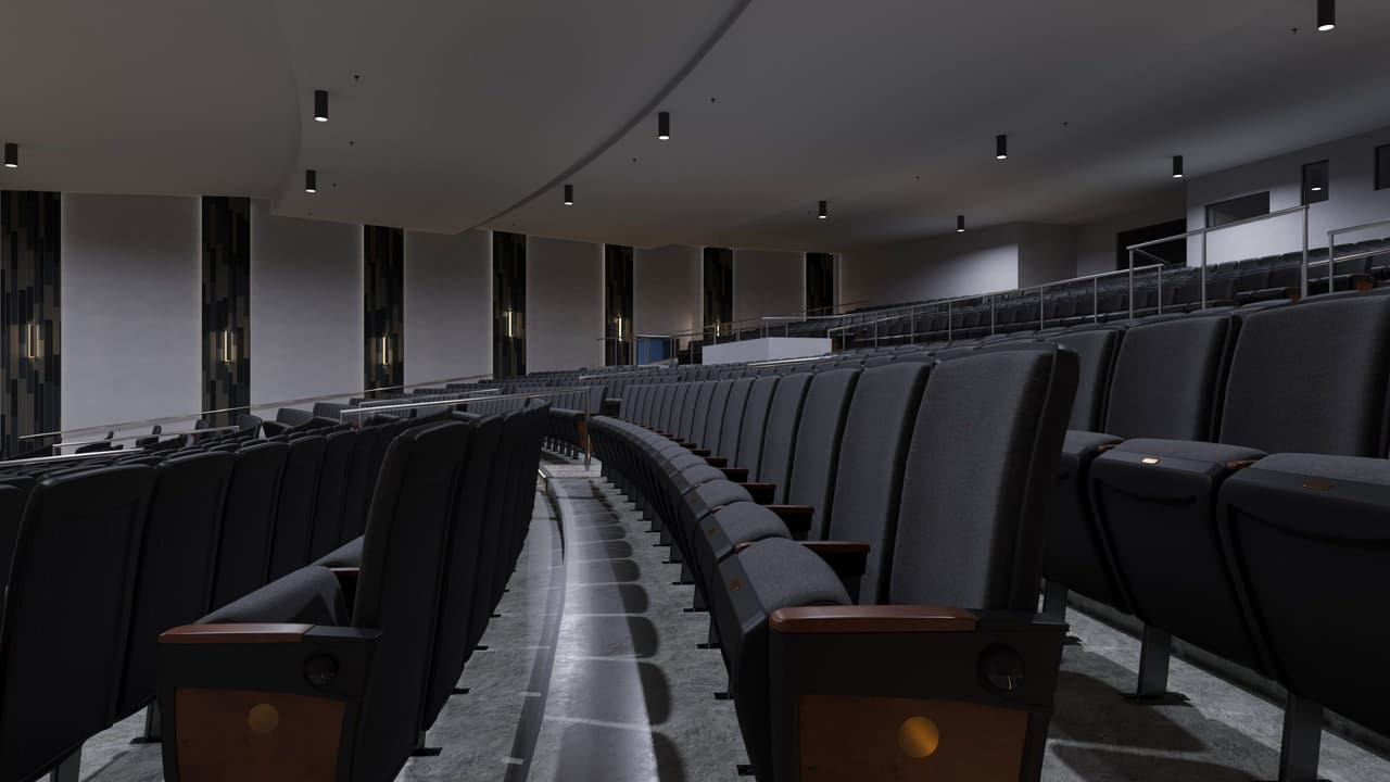 3D Rendering Showing Lighting in the Animation