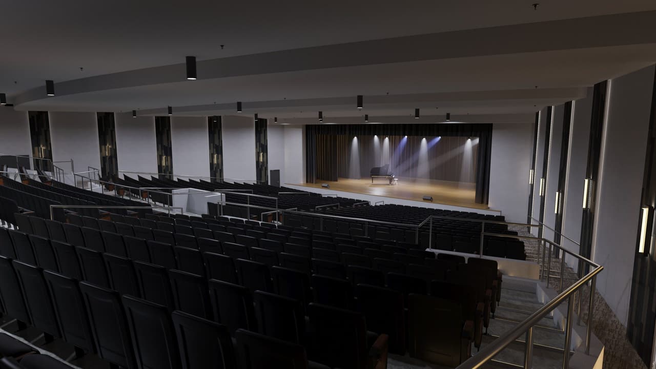 Low-res 3D Render with Light and Materials Set