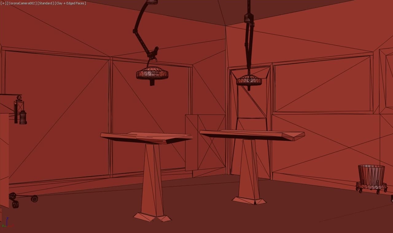 Revit Model of the Surgery Suite for High-Quality Visualization
