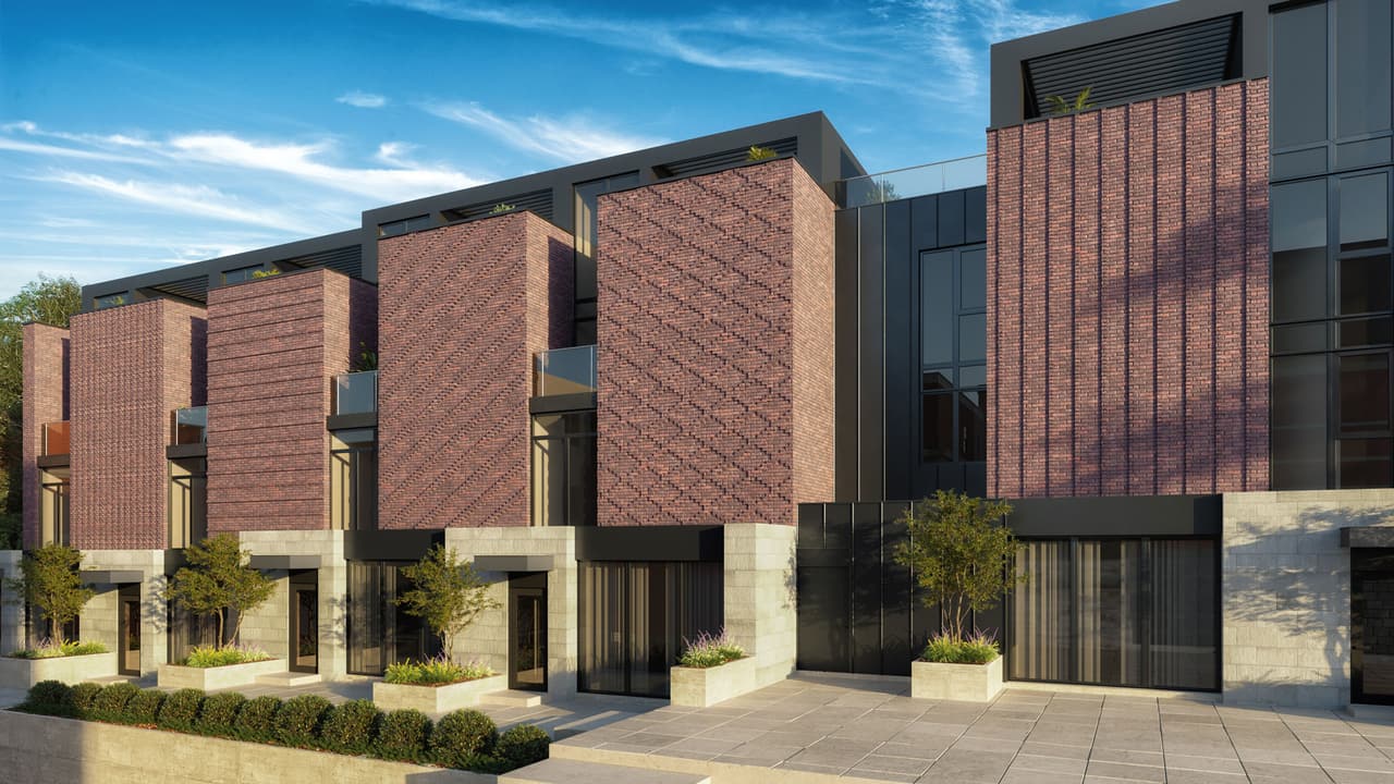 Photoreal 3D Visualization for Townhouse Facade