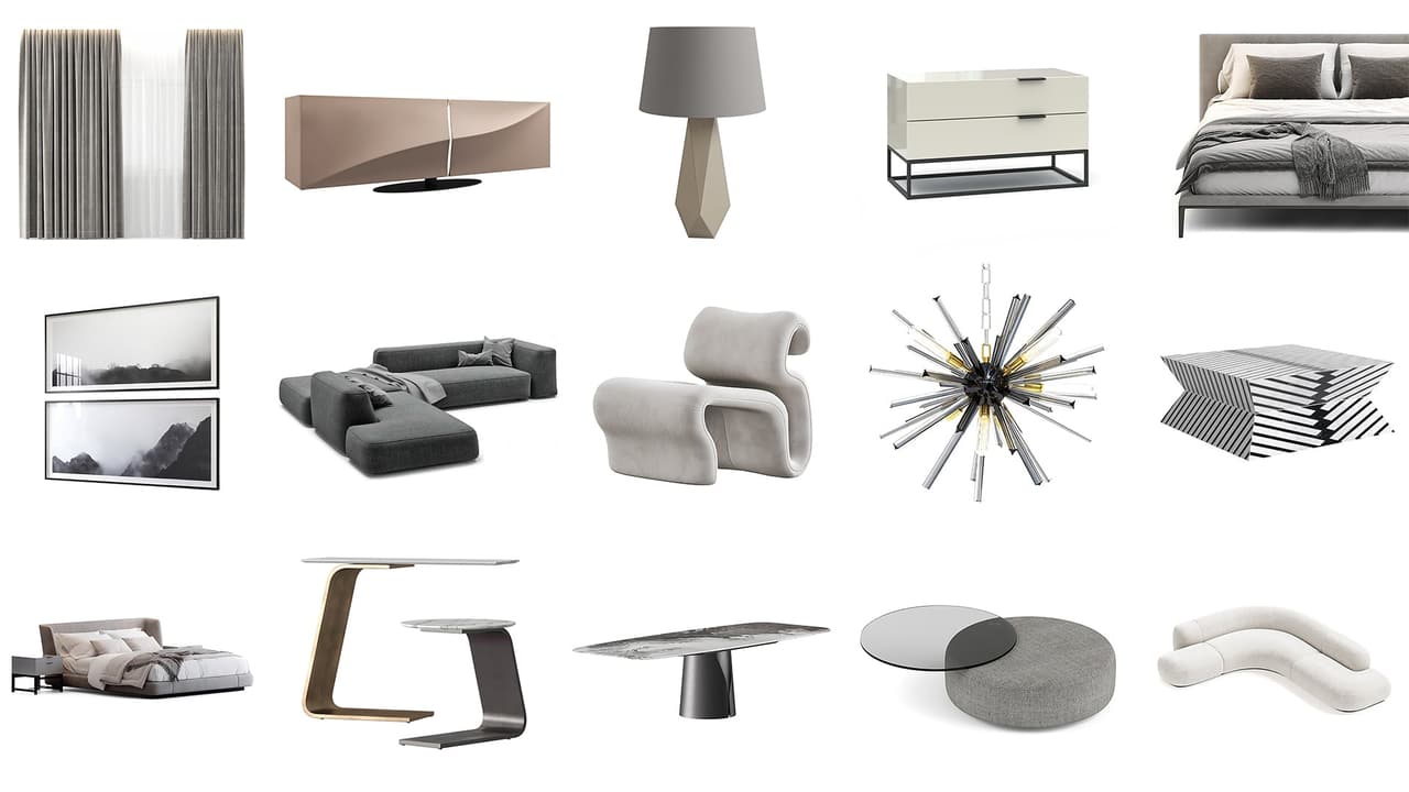 3D Models for Townhouse Visua;ization Project