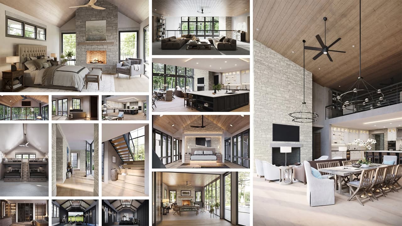 Architectural Visualization for a Villa Interior