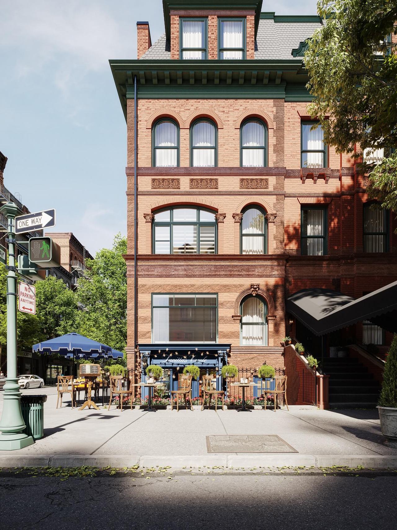 3D Visualization of a Restaurant in New York