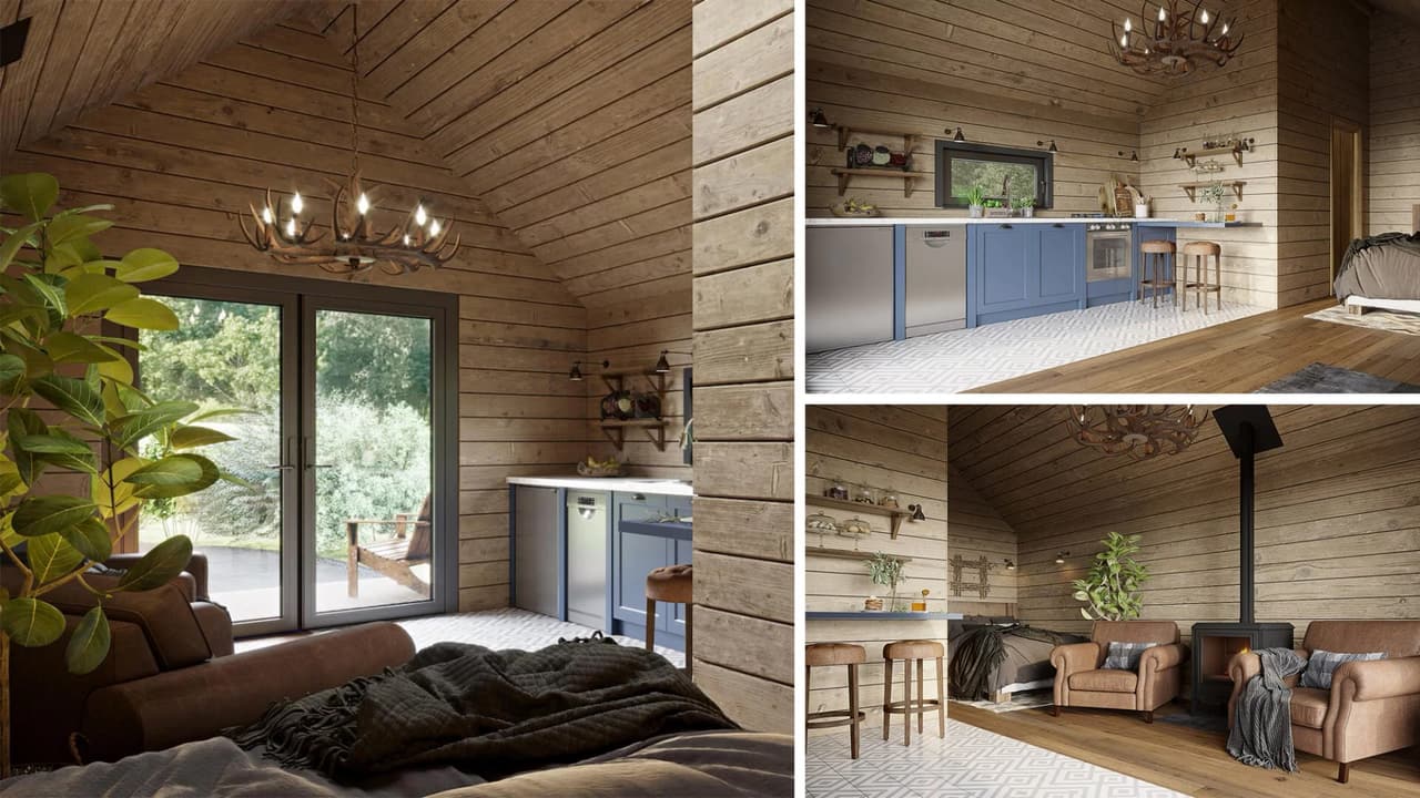 3D Interior Renders of a House in UK