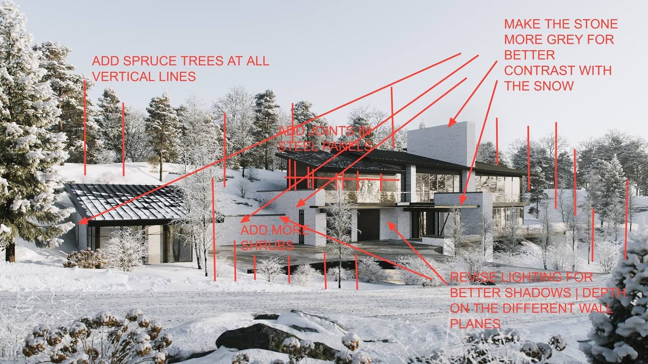 Client's Comments on Residence CGI