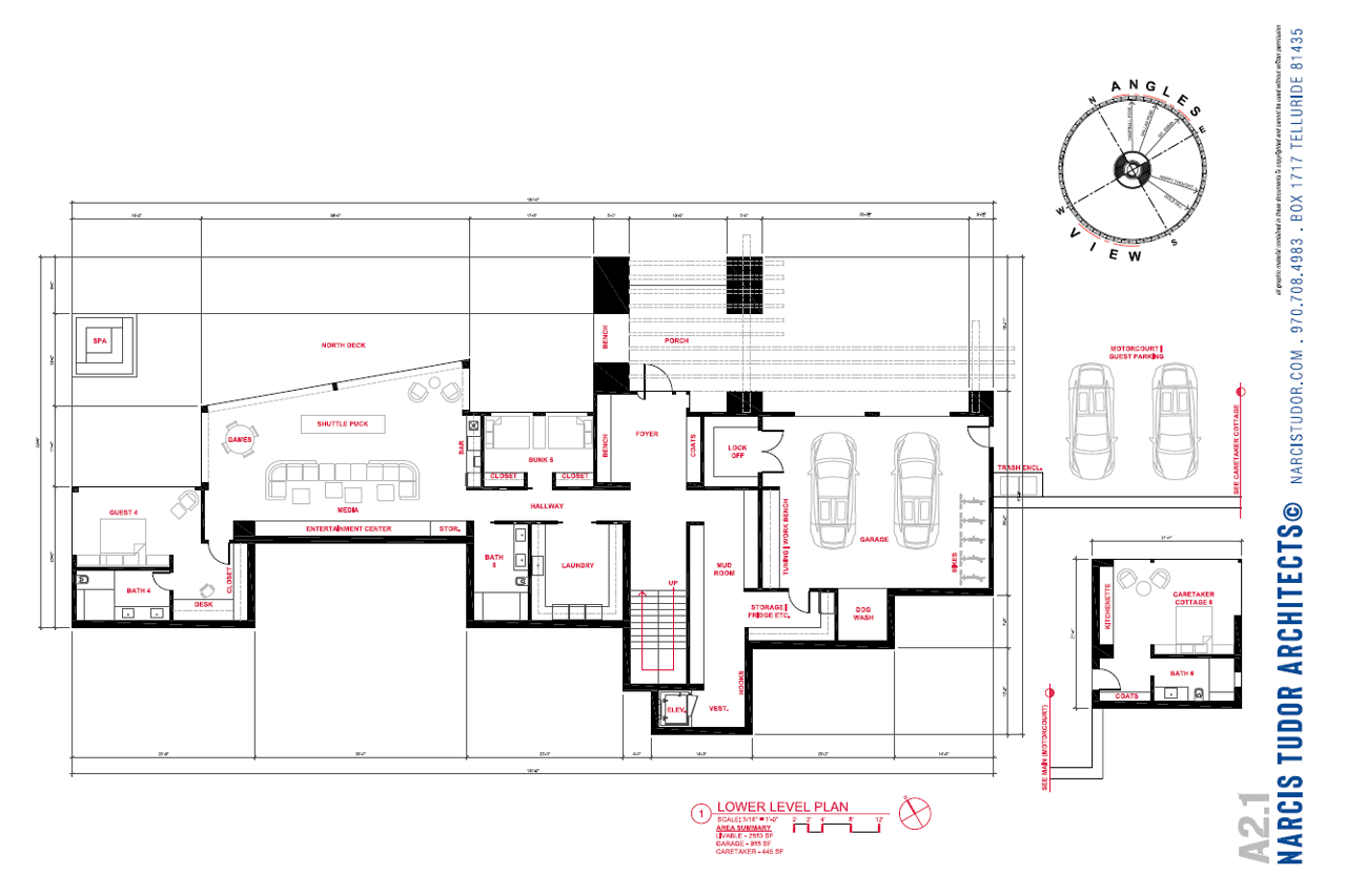 Residence Lower Level Plan