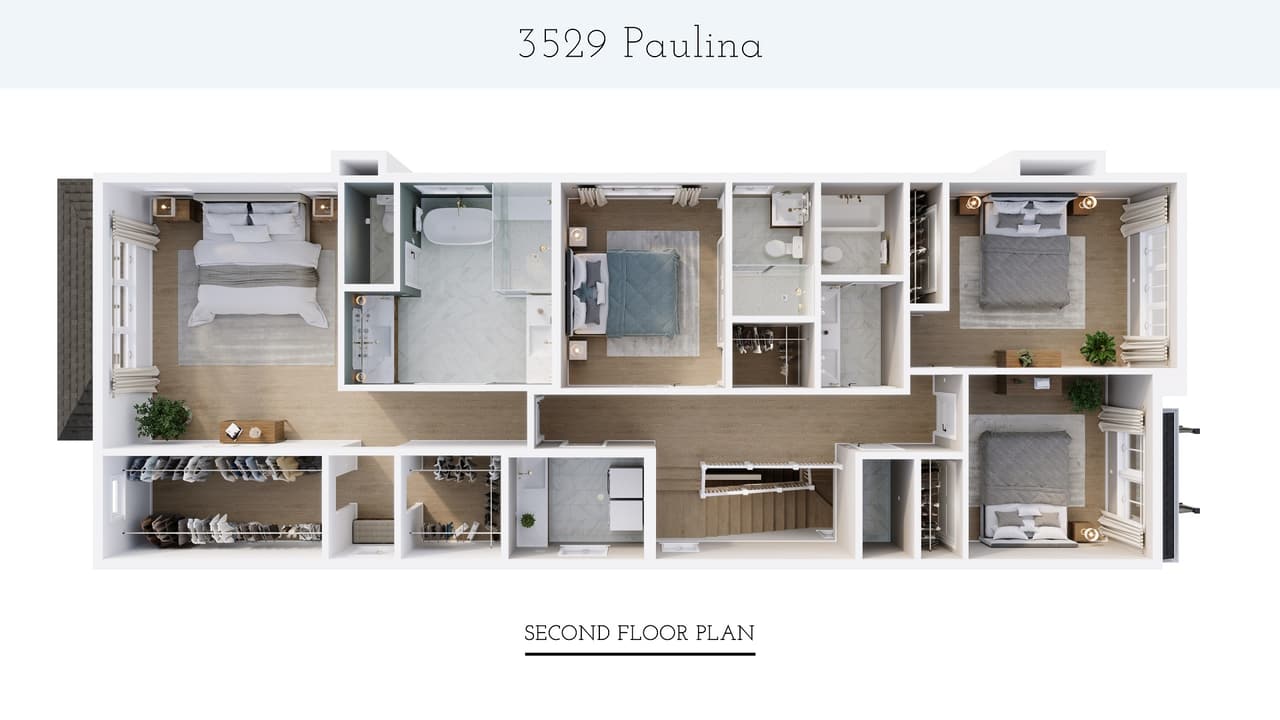 Finalized Second Floor 3D Plan