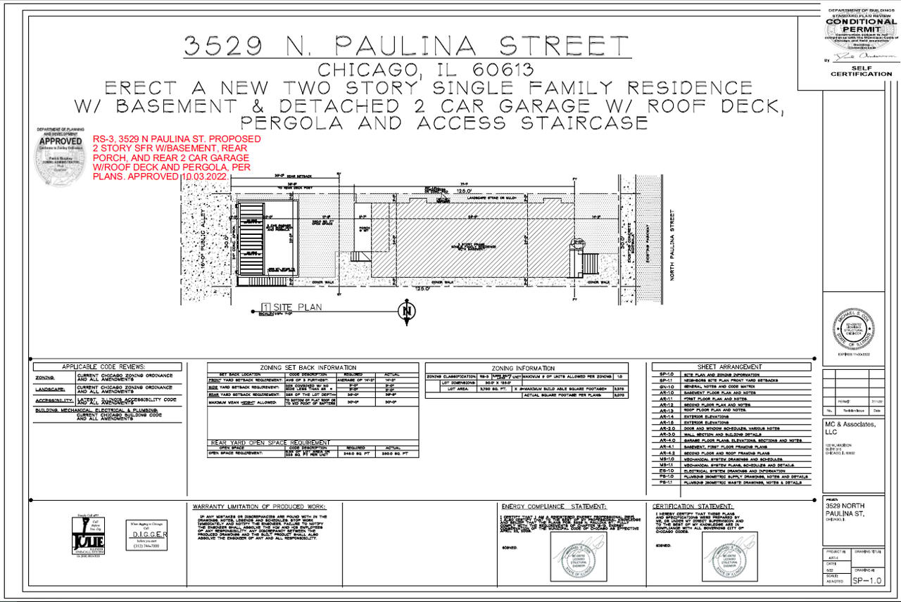 Site Plan Drawing of Real Estate