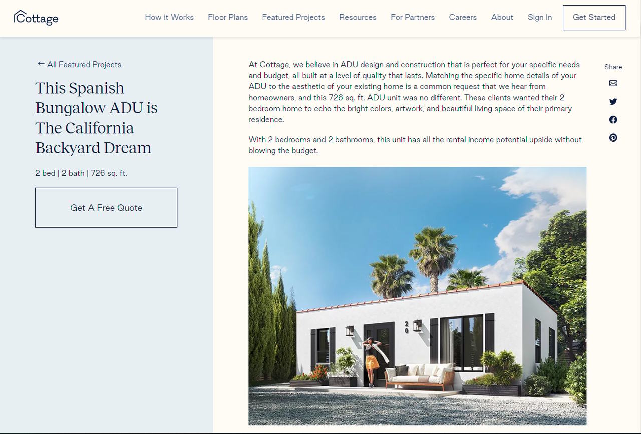 Marketing Use of ADU 3D Rendering