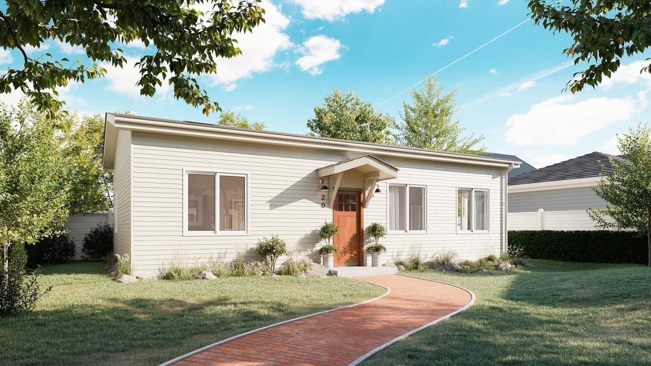 Modern ADU Exterior 3D Rendering
