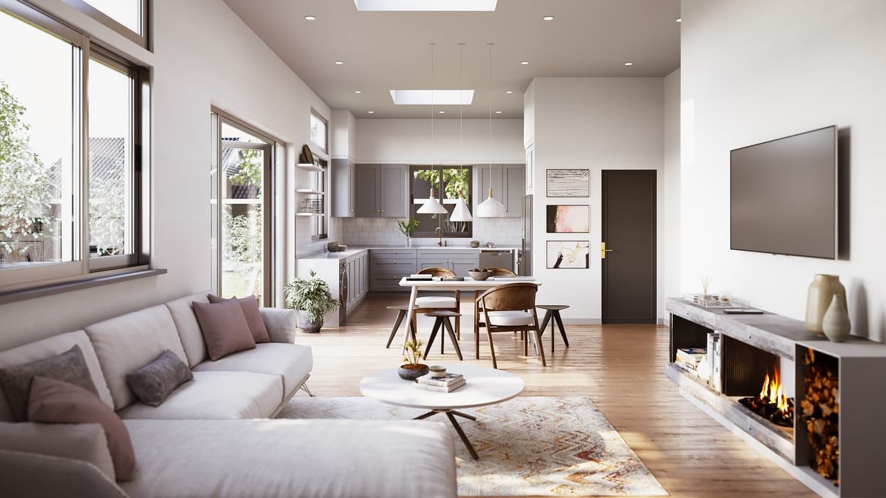 Photorealistic 3D Visualization of an ADU Interior